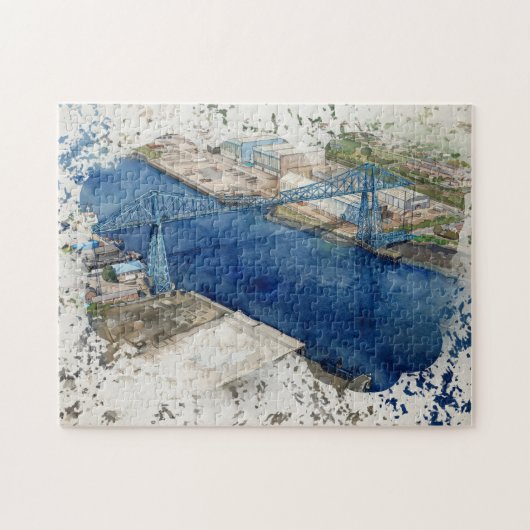 Middlesborough Transporterbrücke Puzzle (Horizontal)