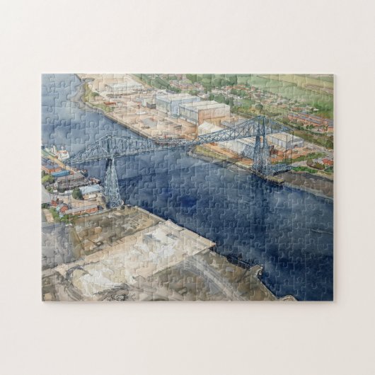 Middlesborough Transporterbrücke Puzzle (Horizontal)