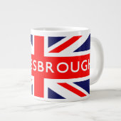 Middlesbrough British Flag Jumbo-Tasse (Vorderseite Rechts)