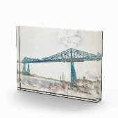 Middlesbrough Transporter Bridge Fotoblock (Rechts)
