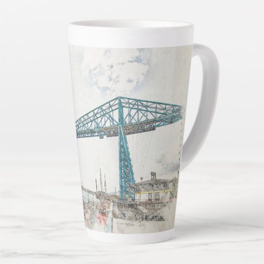 Middlesbrough Transporter Bridge Milchtasse (Rechte Ecke)