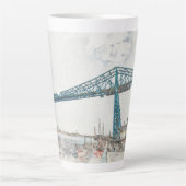 Middlesbrough Transporter Bridge Milchtasse (Vorderseite)