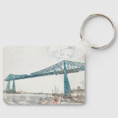 Middlesbrough Transporter Bridge Schlüsselanhänger (Vorderseite)