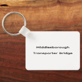 Middlesbrough Transporter Bridge Schlüsselanhänger (Rückseite)