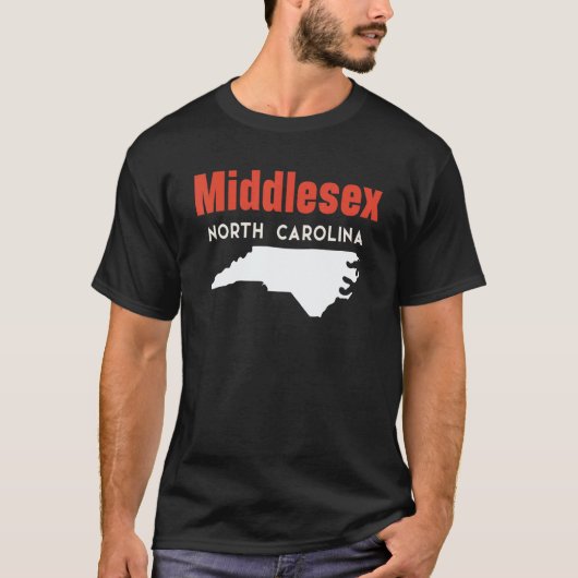 Middlesex and Cove Creek North Carolina USA State T-Shirt (Vorderseite)