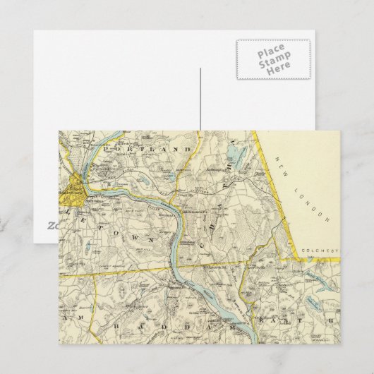 Middlesex Co Postkarte (Vorne/Hinten)