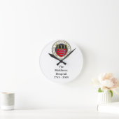 Middlesex Hospital Clock mit Wortlaut Runde Wanduhr (Zuhause)