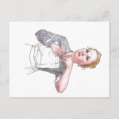 Middlesex Hospital Nurse Dressing For Duty Postkarte (Vorderseite)