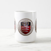 Middlesex-Krankenhaus-Tasse mit FarbAbzeichen Kaffeetasse (Mittel)