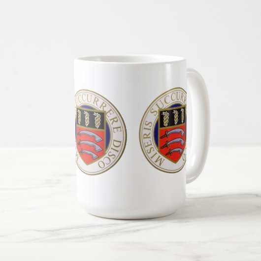 Middlesex-Krankenhaus-Tasse (mit nur Abzeichen) Kaffeetasse (VorderseiteRechts)