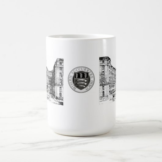 Middlesex-Krankenhaus-Tasse (Schwarzes u. Weiß) Kaffeetasse (Mittel)