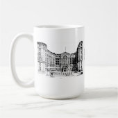 Middlesex-Krankenhaus-Tasse (Schwarzes u. Weiß) Kaffeetasse (Links)