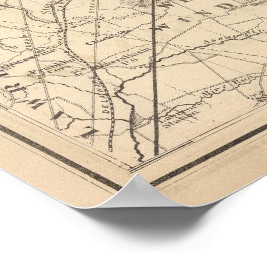 Middlesex Landkreis, NJ Poster (Ecke)