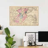 Middlesex Landkreis, NJ Poster (Heimbüro)