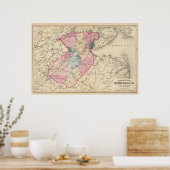 Middlesex Landkreis, NJ Poster (Küche)