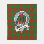 Middleton Clan Abzeichen Tartan Kariert Fleecedecke (Vorderseite)