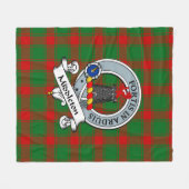 Middleton Clan Abzeichen Tartan Kariert Fleecedecke (Vorderseite (Horizontal))