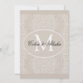 Middleton Einladung (Rückseite)