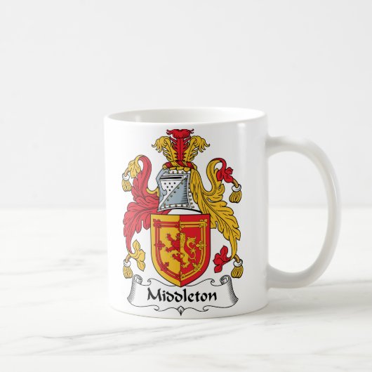 Middleton Familienwappen Kaffeetasse (Rechts)