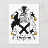 Middleton-Familienwappen Postkarte (Vorderseite)
