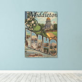 Middleton, Idaho - Große Briefmarkenszenen Leinwanddruck (Insitu (Holzboden))
