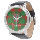 Middleton Scottish Clan Tartan & Crest Armbanduhr (Schrägansicht)