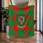 Middleton Scottish Clan Tartan Crest Fleecedecke