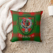 Middleton Scottish Clan Tartan & Crest Kissen (Decke)