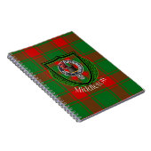 Middleton Scottish Clan Tartan & Crest Notizblock (Rechte Seite)