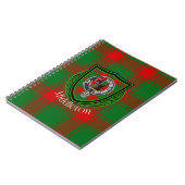 Middleton Scottish Clan Tartan & Crest Notizblock (Linke Seite)
