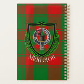 Middleton Scottish Clan Tartan & Crest Planer (Rückseite)