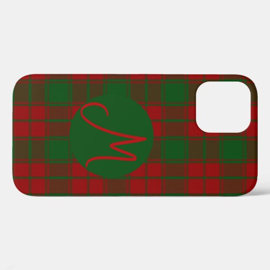 Middleton Tartan Mit Monogramm Case-Mate iPhone Hülle (Rückseite (Horizontal))