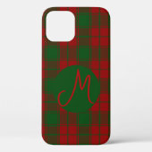 Middleton Tartan Mit Monogramm Case-Mate iPhone Hülle (Rückseite)