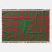 Middleton Tartan Mit Monogramm Decke (Vorderseite)
