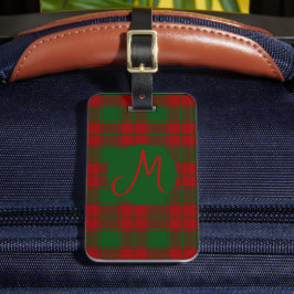 Middleton Tartan Mit Monogramm Gepäckanhänger