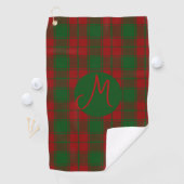 Middleton Tartan Mit Monogramm Golfhandtuch (Insitu)
