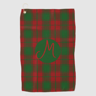 Middleton-Tartan-Monogramm Golfhandtuch