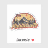 Middletown, Connecticut Aufkleber (Blatt)