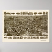 Middletown, NY Panoramic Map - 1921 Poster (Vorne)