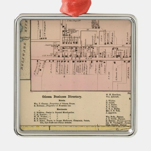 Middletown Ornament Aus Metall (Vorne)