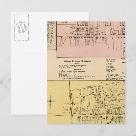 Middletown Postkarte (Vorne/Hinten)