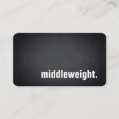 middleweight. Modern Blackboard Professional Visitenkarte (Vorderseite)