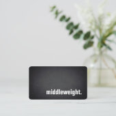 middleweight. Modern Blackboard Professional Visitenkarte (Stehend Vorderseite)