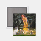 MidEve - Blue Point Siamese Cat Magnet (Vorderseite/Rückseite)