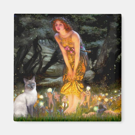 MidEve - Blue Point Siamese Cat Magnet (Vorne)