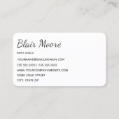 Midfrau Birth Doula Visitenkarte (Rückseite)