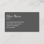 Midfrau Birth Doula Visitenkarte (Rückseite)