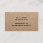 Midfrau Birth & Postpartum Doula Service Visitenkarte (Rückseite)