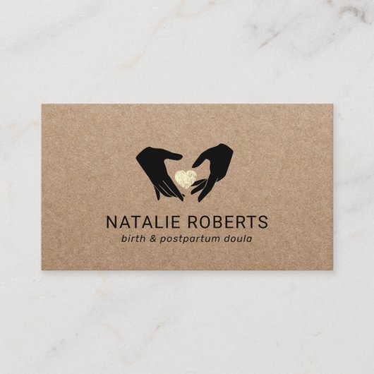 Midfrau Birth & Postpartum Doula Service Visitenkarte (Vorderseite)