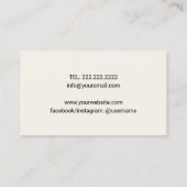 Midfrau Doula Birth Coach Perinatal Specialist Visitenkarte (Rückseite)